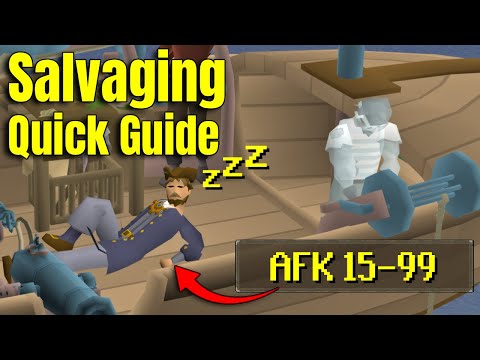 Shipwreck Salvaging Quick Guide OSRS (AFK 15-99)
