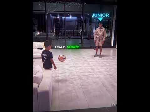 RONALDO's Daughter interrupted training..😅 #ronaldo #training #ronaldofamily #family #playing #cr7