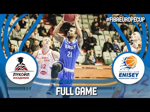 Lukoil Academic (BUL) v BC Enisey (RUS) - Full Game - FIBA Europe Cup 2016/17