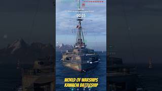 World of Warships Kawachi Battleship Gameplay