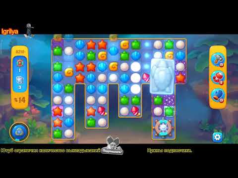 Fishdom level 8210, 8211, 8212 / Фишдом уровень 8210, 8211, 8212