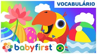 Vídeos Educativos | Desenho educativo 2 anos | Aprenda vocabulário com Larry | Bola + | BabyFirst TV
