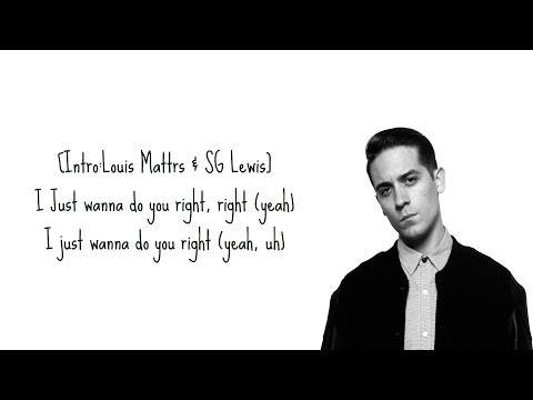 G Eazy   No Less Ft Louis Mattrs & SG Lewis Lyrics
