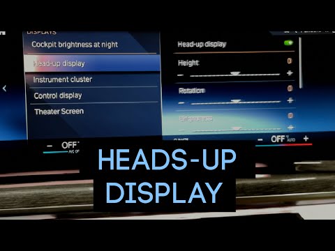 How To Adjust Heads Up Display On iDrive 8