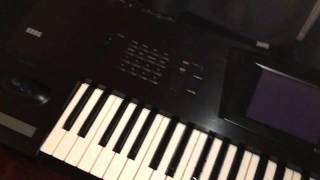 Video thumbnail for KORG Trinity Plus Rare BLACK VERSION. Apparently only released in Japan in small numbers. by NYC Records