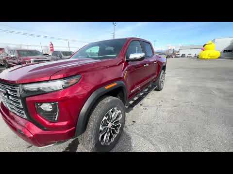 2026 GMC Canyon Crew Cab Short Box 4-Wheel Drive Denali in Red for sale at Jack Carter Northstar GM in Cranbrook, BC