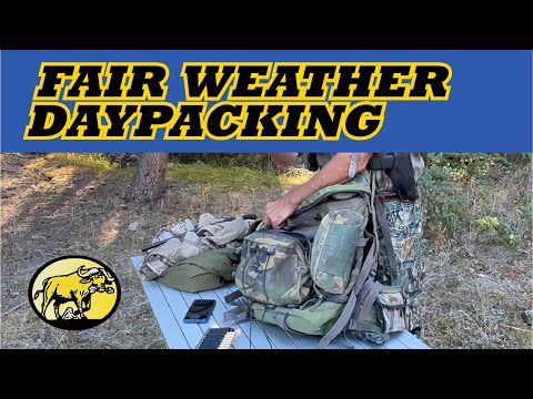 fair weather day pack to stay alive in the outdoors