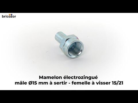 Mamelon mâle à sertir femelle à visser VIEGA