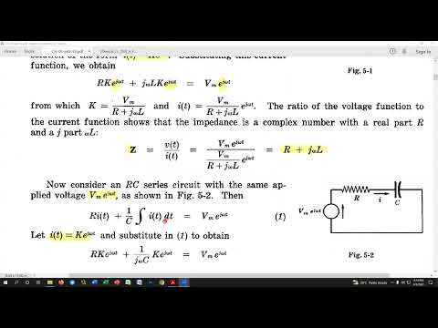 11. Voltage and Current Phasor Notation (part1)