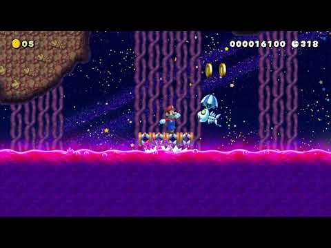 Bone Bone Bog - Super Mario Maker 2 - Course World Gameplay