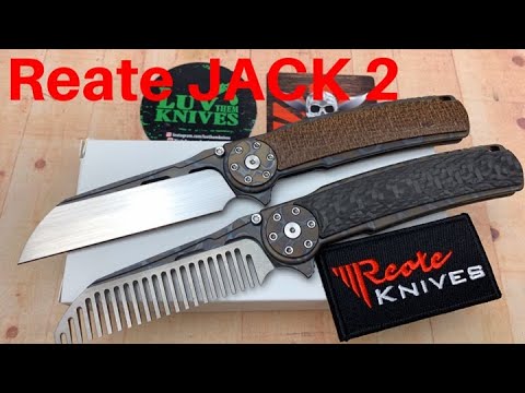 Reate Jack 2.0  titanium framelock Integral Knife