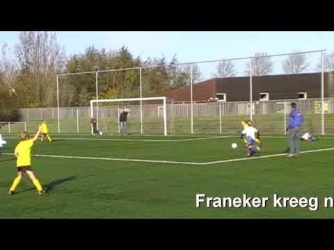 SC Franeker F1 - GAVC F1; 8e speelronde najaarscompetitie 2009 - 2010