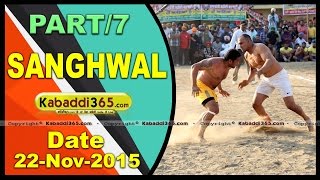 (1) Sanghwal ( Jalanhar) Kabaddi Tournament 22 Nov 2015
