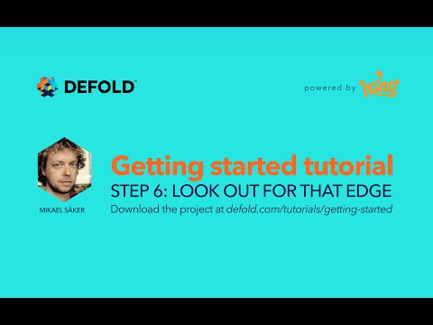 Defold Getting Started Tutorial Step 6 – Look out for that edge