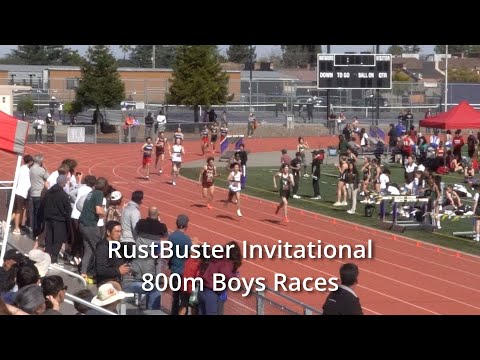 2025 RustBuster 800m Boys Races