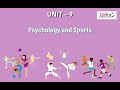 Psychology And Sports Class 11 Physical Education Golden Series Chapter 9 2023 24