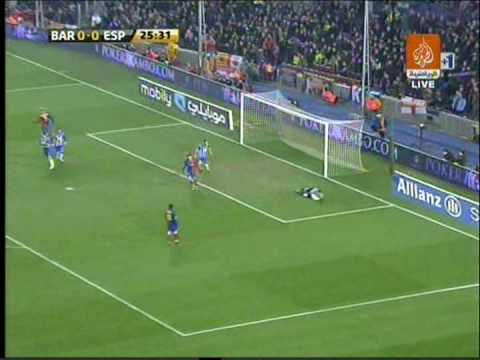 Barca Vs  Espanyol (Spanish Cup) 2009  1/2