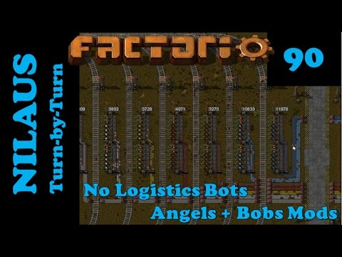 Factorio S6E90 - Angels Ore crushing for Train network
