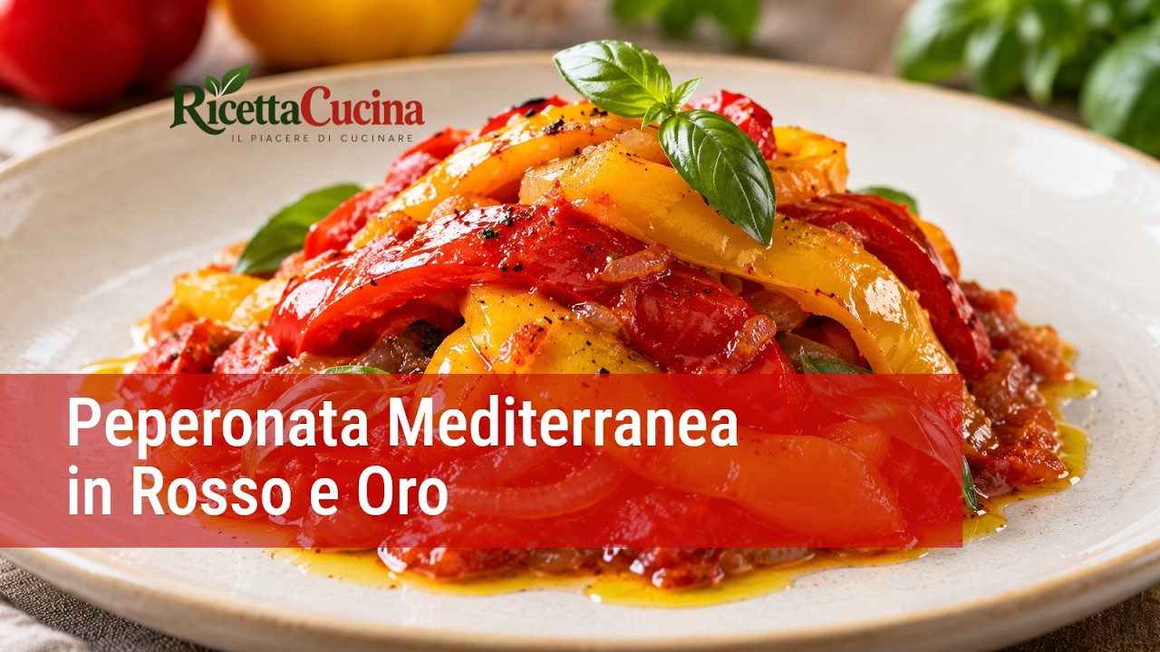 Anteprima video di Peperonata Mediterranea in Rosso e Oro