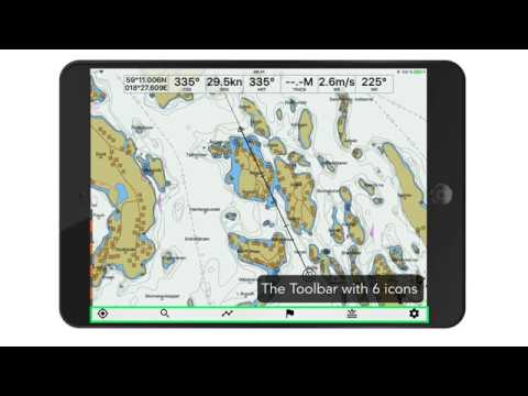 Seapilot navigation app - Toolbar