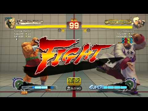 SSF4 AE: hishou (Sagat) vs chobixinco (Rufus) - Ranked Match (720p HD)