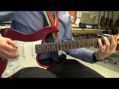 Ziggy Stardust Grade 2 Electric Guitar Trinity Rock Pop Demo EDUCATION Yamaha Pacifica & Roland Cube