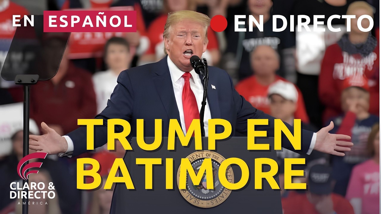 EN VIVO EN ESPAÑOL: Discurso de Trump en Baltimore ¡MÁS EMPLEOS, MÁS SEGURIDAD!