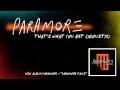 Paramore: That's What You Get (Acoustic) 
