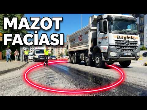 Bartın’da Kamyondan yola dökülen mazot, kazaya neden oldu