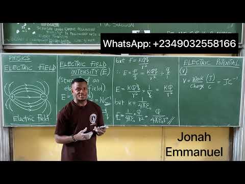 Electric field, Electric Field Intensity and Electric potential | JAMB physics classes #jamb