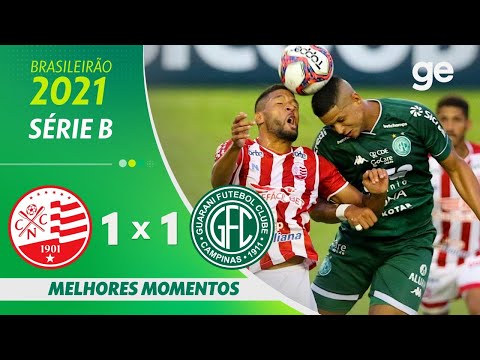 Gols e lances de Náutico x Guarani