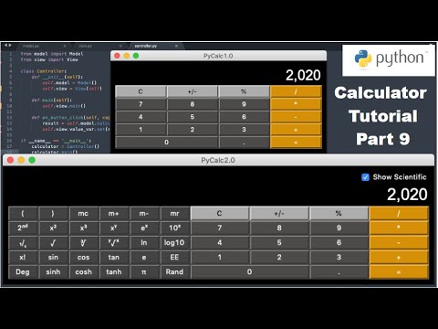 Python Tutorial Gui Calculator With Model View Controller 9