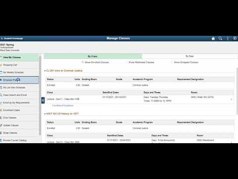 Schedule Planner Login