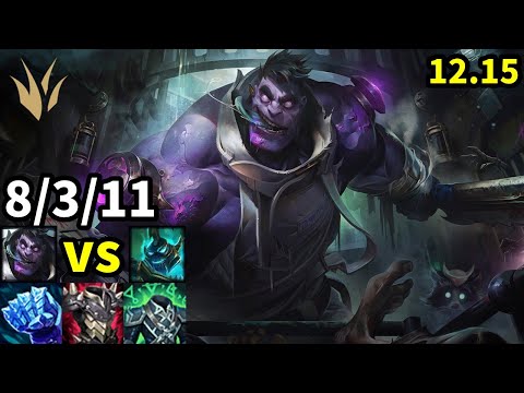 Dr. Mundo Jungle vs Hecarim - EUW Master | Patch 12.15