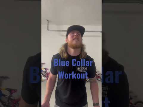 BLUE COLLAR WORKOUT 💪🏻 | daily grind #hvac #bluecollar #hvaclife #skilledtrades #workout