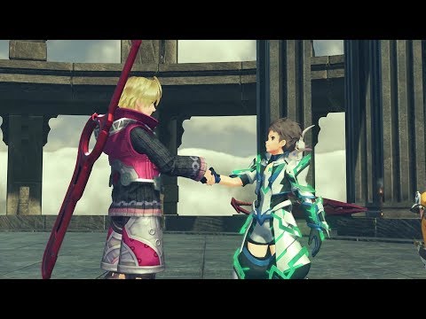 Xenoblade Chronicles 2 DLC - Rex Meets Shulk Cutscene!