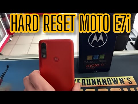 Como FORMATEAR Moto E7i Power|Borrar Patrón y Contraseña E7i Power|Borrado General E7 Moto 2024