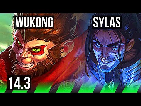 WUKONG vs SYLAS (JNG) | Rank 4 Wukong, 8/3/11 | JP Master | 14.3