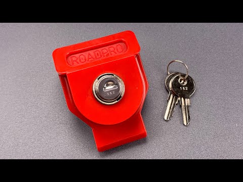 985】ジグリングオープン。ロードプロ「グラッドハンド」ロック ([985] Jiggled Open: Road Pro “Gladhand” Lock)