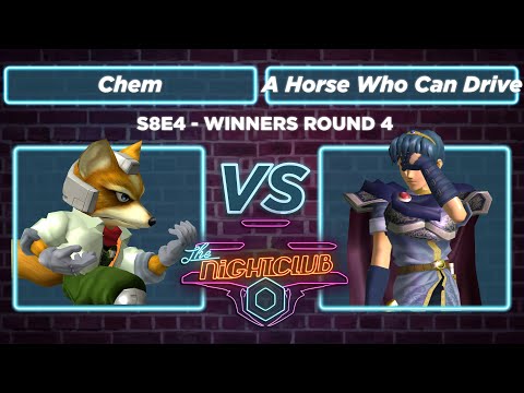 The Nightclub S8E4 - Chem (Fox) vs A Horse Who Can Drive (Marth) - WR4 SSBM
