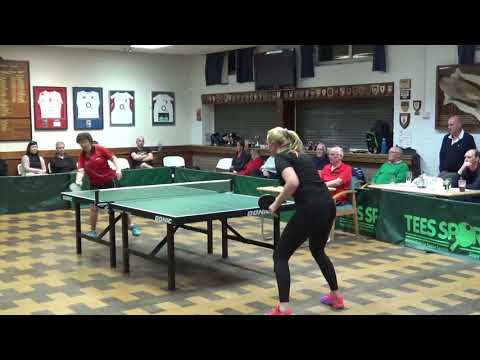 2019 Basingstoke Closed Table Tennis finals - Ladies Singles - Fallon Thompson vs Celia Hooker