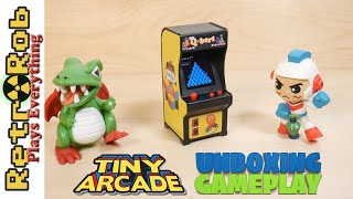 🕹️ World's Smallest Tiny Arcade: QBert Unboxed and Reviewed! Q*Bert I Say! 🕹️
