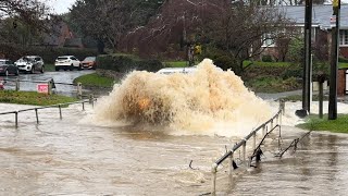 Fails Galore and Epic Close Calls || Vehicles vs Deep Water || Uk Flooding Compilation #10
