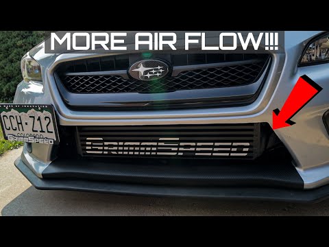 CUTTING My FRONT BUMPER - WRX Front Mount Intercooler