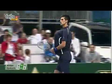Novak Djokovic Imitates Serena Williams...the best one ever!!!