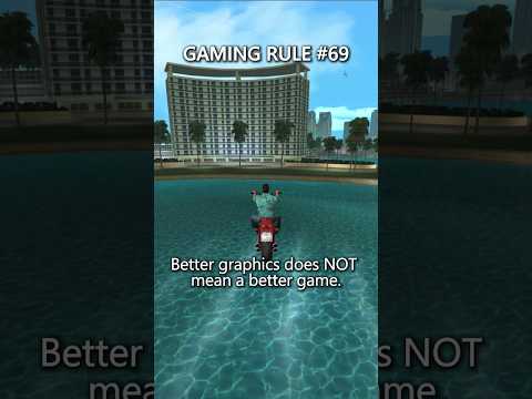 Better Graphics ≠ Better Game #gtavicecity