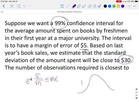 AP Statsistics Chapter 8 Review