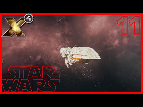 EP 11 | Pirate Ambush At Unknown Station | X4 Foundations Star Wars Interworlds Mod