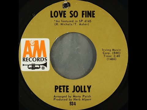 Thumbnail for Pete Jolly – Love So Fine 1968 [Jeffrey Glenn's Lost Jukebox Volume 184] by Pete Jolly
