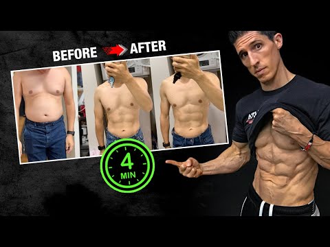 How to Get a 6 Pack in 4 Minutes a Day (WORKS EVERY TIME!)
